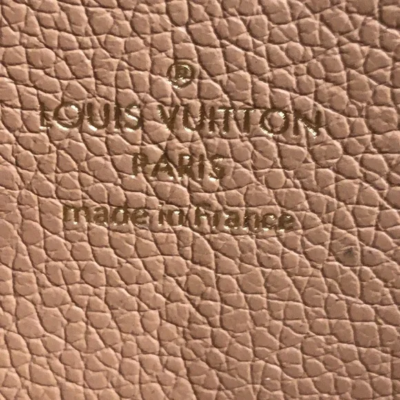 Authentic Louis Vuitton Clemence Wallet Leather Empreinte Giant Bicolor Cream - Picture 4 of 4